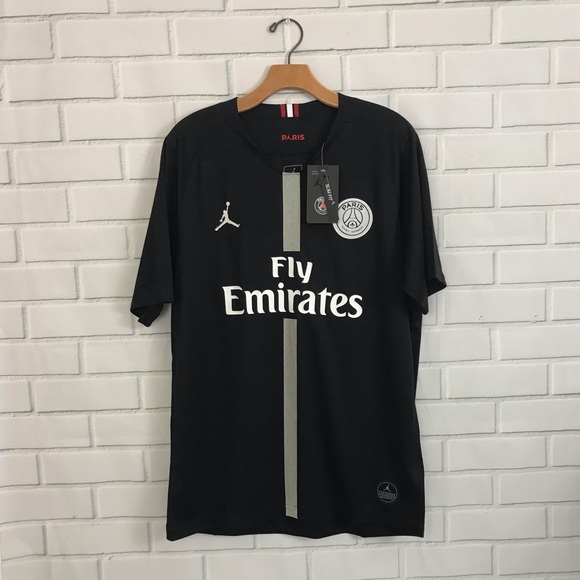 Jordan Paris Soccer PSG Saint Germain Jersey Shirt - Picture 8 of 8